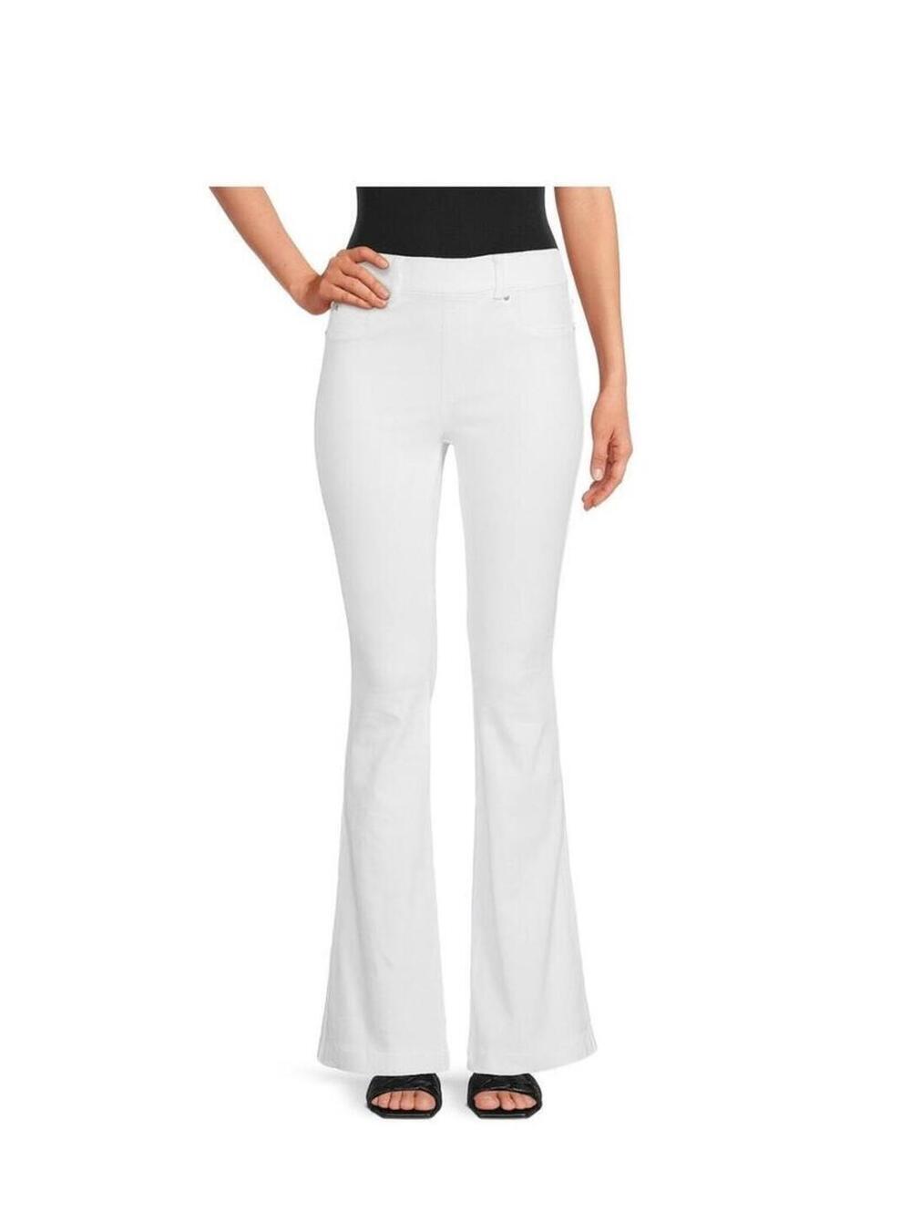 SPANX White Pull on Flared jeans medium